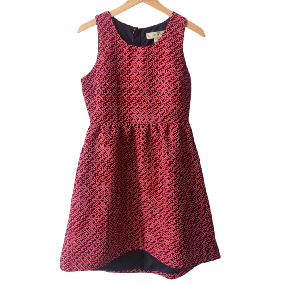 Anthro Lili Wang Lili's Closet Geo Jacquard Size 4